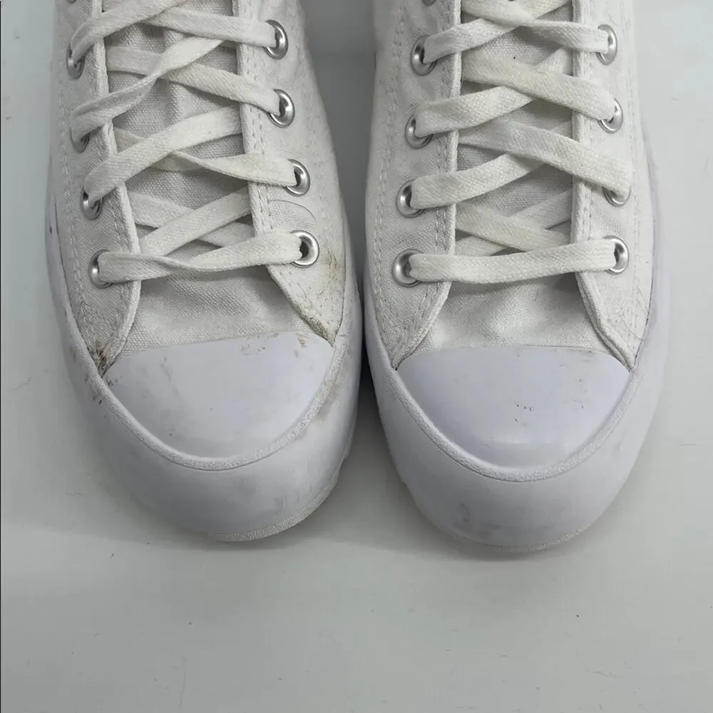 Converse Chuck Taylor All Star lugged hi top lace up sneaker shoes sz 10 - Picture 3 of 7